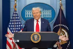 Tổng thống Mỹ Donald Trump. (Ảnh: THX/TTXVN phát)