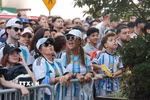 (Hình minh họa) Cổ động viên Argentina cổ vũ đội nhà. (Ảnh: Thanh Tuấn/TTXVN)