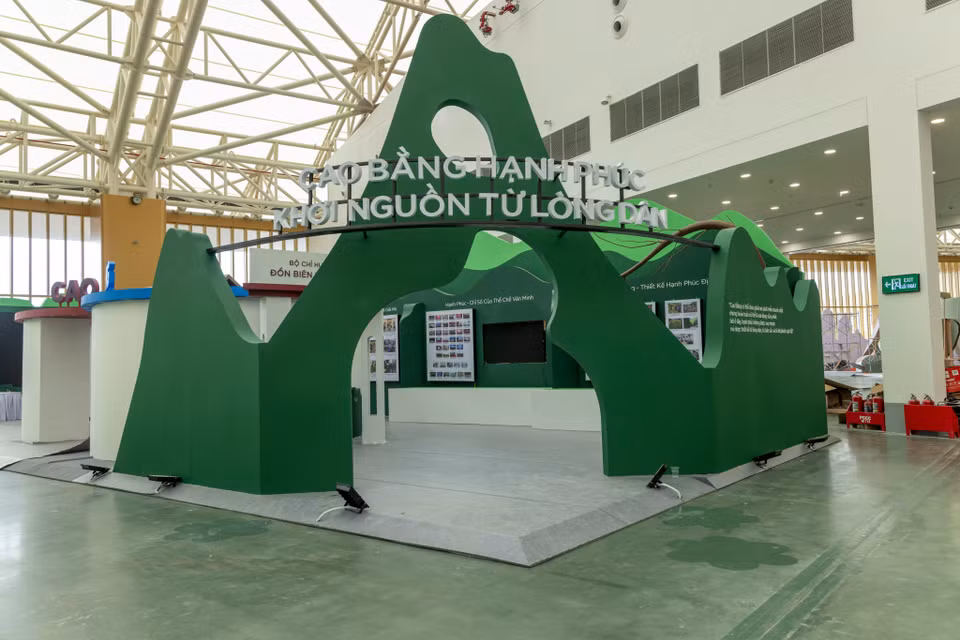 Không gian của non nước Cao Bằng. (Ảnh: PV/Vietnam+)