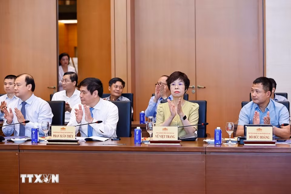 Đại biểu dự gặp mặt. (Ảnh: Doãn Tấn/TTXVN)