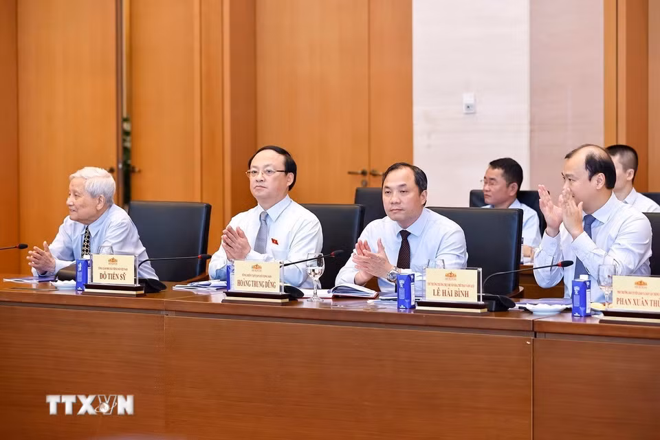 Đại biểu dự gặp mặt. (Ảnh: Doãn Tấn/TTXVN)