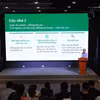 Toàn cảnh Hội thảo “Tái thiết niềm tin và định hình sự chú ý trong kỷ nguyên AI”. (Ảnh: PV/Vietnam+)