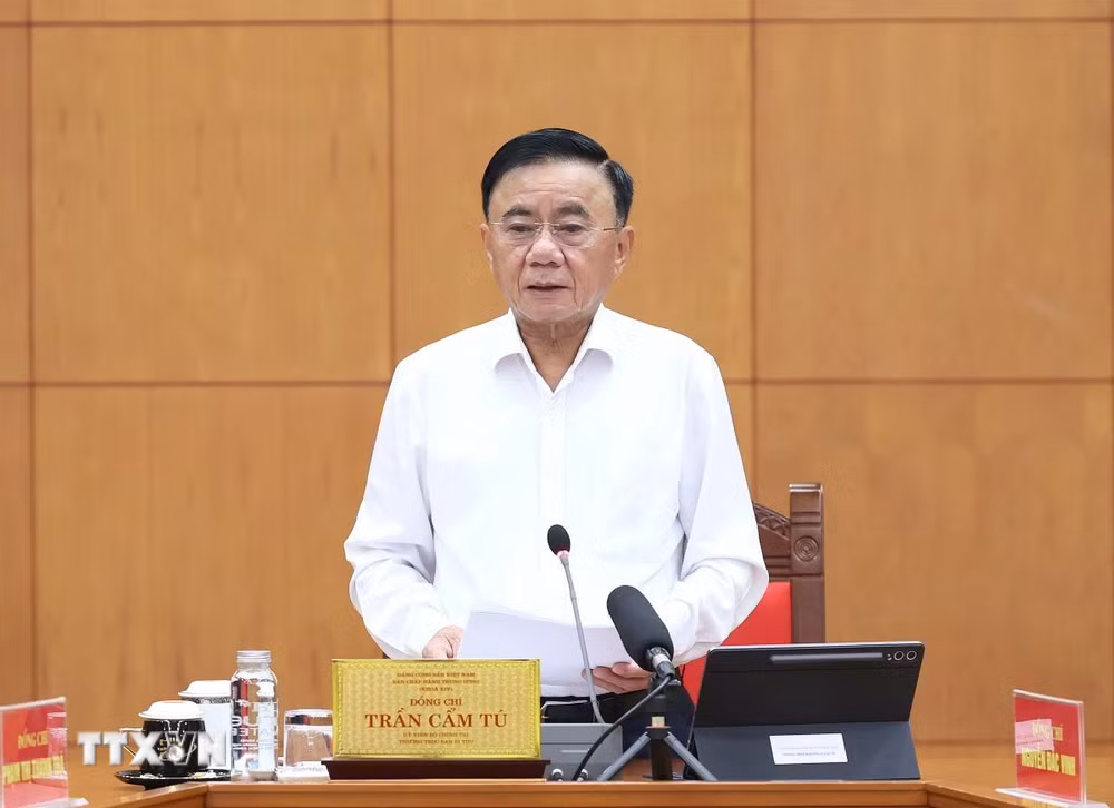 Thường trực Ban Bí thư Trần Cẩm Tú chủ trì sơ kết 1 năm thực hiện Nghị quyết 72-NQ/TW- Ảnh 1.