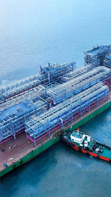 Gần 2.000 tấn Module “Made in Vietnam” do Doosan Vina sản xuất trên đường đến thị trường Hoa Kỳ. (Nguồn: TTXVN)