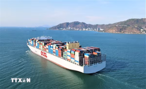 Hai cảng biển Cái Mép-Thị Vải lần đầu vận hành chung bến cảng