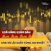 Giá vàng giảm sâu, USD và lãi suất cùng hạ nhiệt 