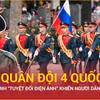 Ngắm trọn bước diễu binh của khối quân đội 4 nước tại Lễ tổng duyệt A80