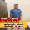 Công an lấy lời khai người đàn ông bóp mũi, tát tài xế ô tô ở Hà Nội 