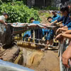 Khẩn trương tìm kiếm nam sinh nghi mất tích khi qua vùng ngập tại Hà Nội 